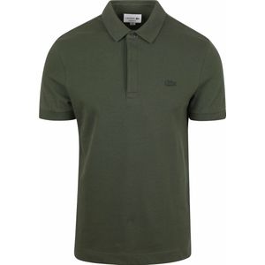 Lacoste Polo Donkergroen Korte Mouw Effen
