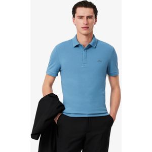 Poloshirt aus Viskose mit Label-Patch Modell 'PIQUE'