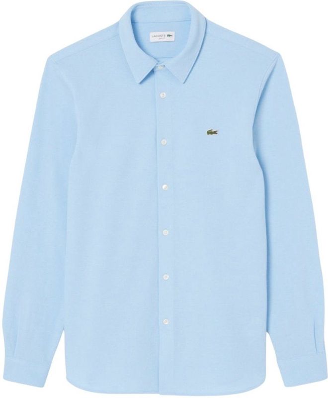 Lacoste Overhemd - Blauw - Katoen
