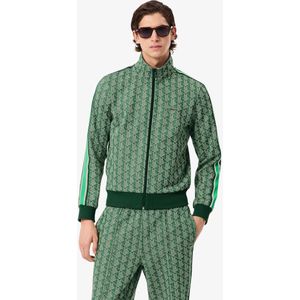 Lacoste - Paris - Sweatshirt - Groen - Jacquard - Regular Fit