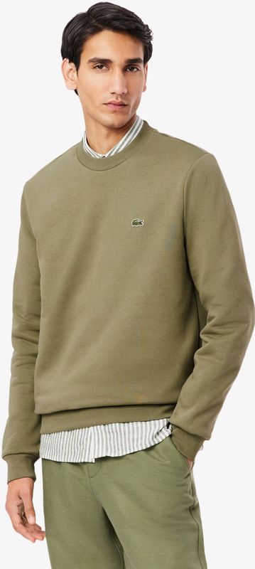 LACOSTE - Sweater - Groen - Katoen