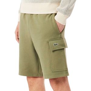 Lacoste - GH9743 - Korte Broek - Khaki - Regular Fit - 100% Biologisch Katoen