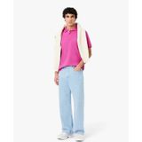 Lacoste Slim Fit polo, malva fuchsia roze