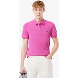 Lacoste Slim Fit polo, malva fuchsia roze