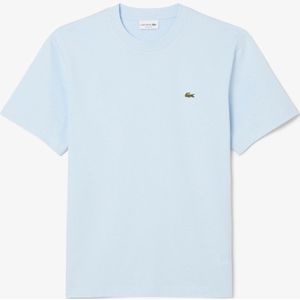 T-shirt in jersey met ronde hals LACOSTE. Katoen materiaal. Maten S. Blauw kleur