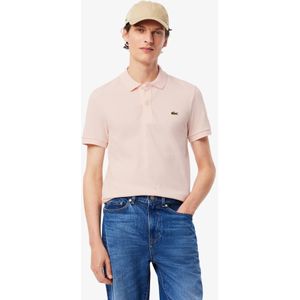 Lacoste Slim Fit polo, licht zalmroze
