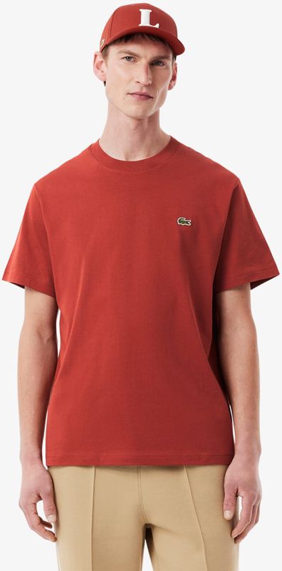 Lacoste - TH7318 - T-shirt - Rood - Katoen