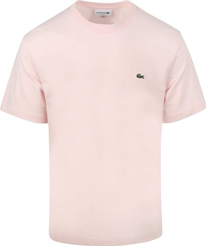Lacoste - T-Shirt - Roze - Heren - Print T-shirts