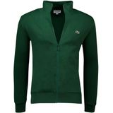 Lacoste - Hoge Hals Rits Sweater - Groen - Katoen