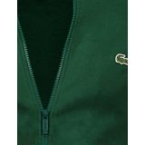 Lacoste - Hoge Hals Rits Sweater - Groen - Katoen