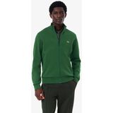 Lacoste - Hoge Hals Rits Sweater - Groen - Katoen