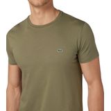 Lacoste - 1THT1 - T-shirt - Groen - Katoen