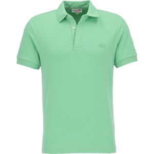 Lacoste - Paris Stretch Pique Polo - Limoen Groen - Stretch Mini-Pique