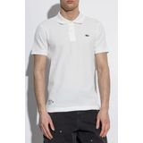 LACOSTE - Poloshirt - Wit - Slanke Pasvorm - Knoopsluiting
