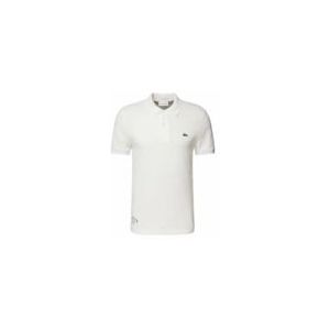 LACOSTE - Poloshirt - Wit - Slanke Pasvorm - Knoopsluiting
