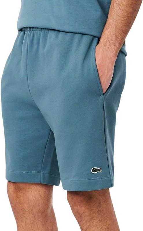 Lacoste - Korte Joggingbroek - Katoen - Groen - Biologisch Katoenfleece