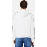 Lacoste - Hoodie met Bies - Wit - Katoen