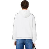 Lacoste - Hoodie met Bies - Wit - Katoen