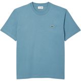 Lacoste - O-hals Shirt - Blauw - Heren - Korte Mouwen - Crocodile Logo