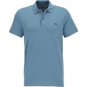 Lacoste - Sport - Polo - Leisteen Blauw Grijs - Regular Fit, Katoenmengsel met Polyester en Elastaan