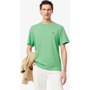 Lacoste - T-shirt - Korte Mouwen - Groen - Katoen