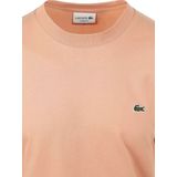 Lacoste - Iconisch T-shirt - Bleekroze - Pima Katoen - Geborduurd Krokodillenlogo