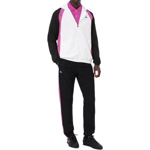 Lacoste Woven Colour Block Tracksuit - Black - Heren