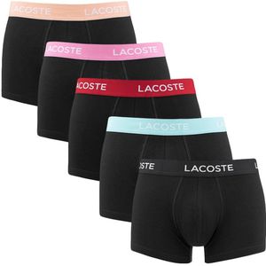 Lacoste - 5H1292 - Boxershorts - Black Ledge/Reseda/Pastil - Set van 5