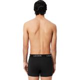 Lacoste - 3-pack Microfiber Boxershorts - Zwart - 91% Polyester, 9% Elastaan