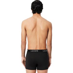 Lacoste - 3-pack Microfiber Boxershorts - Zwart - 91% Polyester, 9% Elastaan