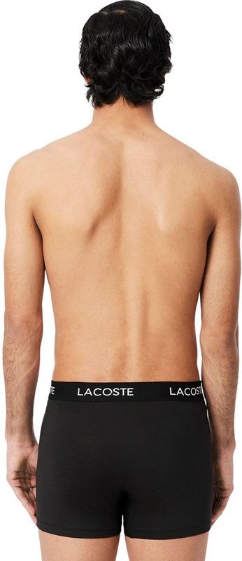 Lacoste - 3-pack Microfiber Boxershorts - Zwart - 91% Polyester, 9% Elastaan