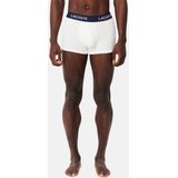 Lacoste - Stretchcotton Trunk - Boxershorts - Wit - Donkerblauw - 5-pack