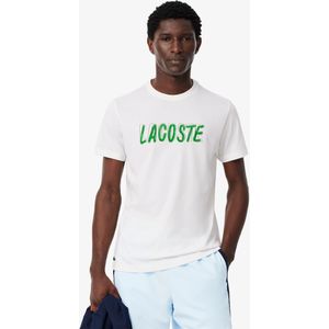 Lacoste - 1HT1 T-Shirt - Heren - Wit - Katoen