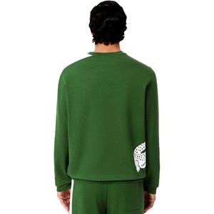 LACOSTE Sweatshirt  groen / wit