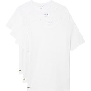 Lacoste - Tripack T-shirt - Wit - Katoen - Logo Geborduurd