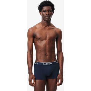 LACOSTE - Boxershorts - Set van 3 - Marineblauw - Katoen