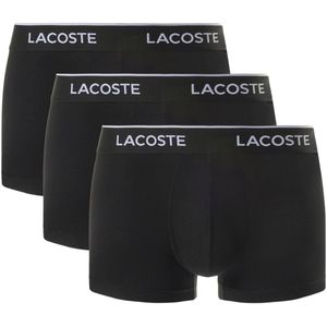 Lacoste - Tripack Boxershorts - Zwart - Katoen