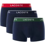 LACOSTE - Boxershorts - Blauw - Katoen - Set van 3
