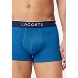 LACOSTE - Boxershorts - Blauw - Grijs - Lichtblauw - Katoen - Set van 3