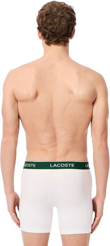LACOSTE - Boxershorts - Zwart - Grijs - Wit - Stretch Katoen - Set van 3