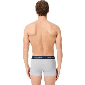 LACOSTE - Boxershorts - Mêleegrijs - Katoen - Set van 3