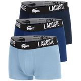 Lacoste - Boxershorts - Blauw - 3-pack - Heren