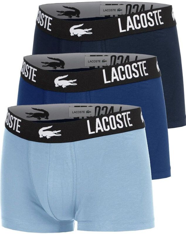Lacoste - Boxershorts - Blauw - 3-pack - Heren