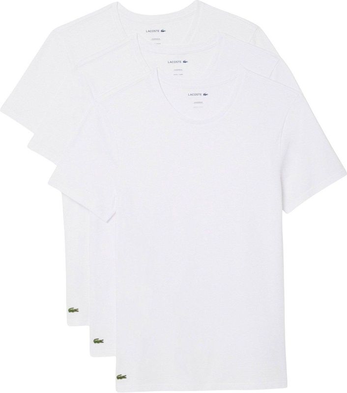 Lacoste - TH9007 - T-shirt - Wit - Driedelige Set - Slim Fit