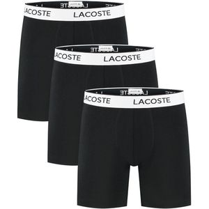 Lacoste - 3-pack Boxershorts - Zwart - Stretchkatoen