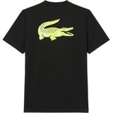 Lacoste - Big Croc Logo - T-shirt - Zwart