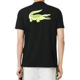Lacoste - Big Croc Logo - T-shirt - Zwart