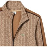 Lacoste Men's Tracksuit with pants Brown Stripe White