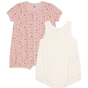 Petit Bateau A09QL Pyjama, kort, variant 1, 3 maanden (2 stuks), Variant 1:, 3 Maanden