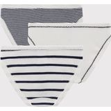 Petit Bateau - Set van 3 - Onderbroekjes - Wit - 100% Biologisch Katoen